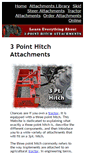 Mobile Screenshot of 3pointtractorattachments.com