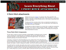Tablet Screenshot of 3pointtractorattachments.com